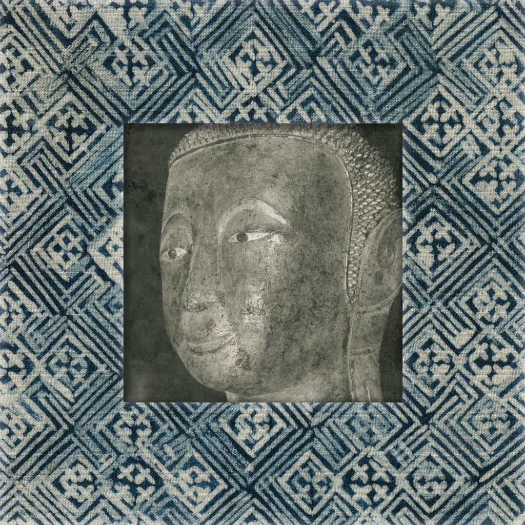 Moment of Zen II Batik by Wild Apple Portfolio. SKU 39696a. Archival Giclee Fine art print for wall decor.