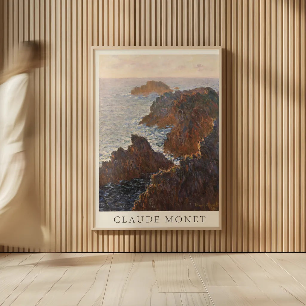 Monet Museum Poster I by Wild Apple Portfolio. shown as over sized large wall art. Available as an archival giclee rolled canvas, fine art paper, or poster print. SKU 99972h.