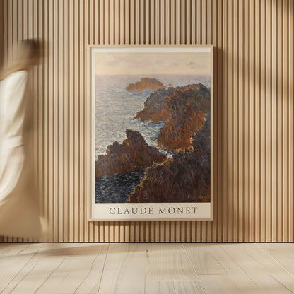 Monet Museum Poster I by Wild Apple Portfolio. shown as over sized large wall art. Available as an archival giclee rolled canvas, fine art paper, or poster print. SKU 99972h.