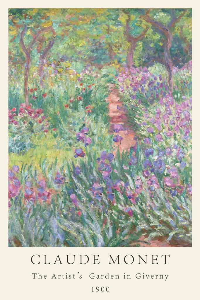 Monet Museum Poster II by Wild Apple Portfolio. SKU 99973h. Archival Giclee Fine art print for wall decor.