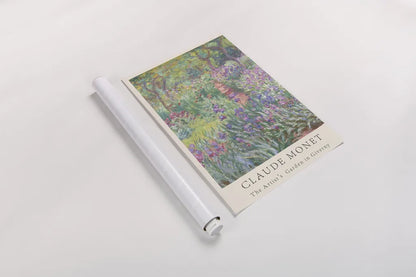 Monet Museum Poster II by Wild Apple Portfolio. shown as a rolled paper print. Available as archival giclee rolled canvas, fine art paper, or poster print. SKU 99973h.