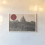 Montmartre by Wild Apple Portfolio. shown as a paper print in a white frame. Available as a archival giclee rolled canvas, fine art paper, or poster print. SKU 56794i.