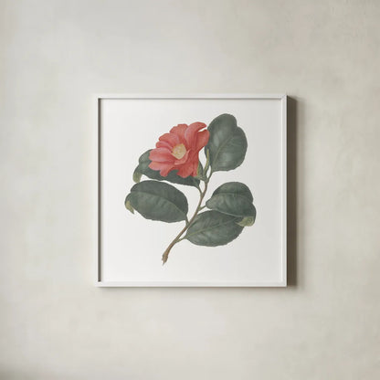 Monument Etching Tile Flowers VII by Wild Apple Portfolio. Shown in a crisp white glass frame for a clean and minimalist style. Available as an archival giclee rolled canvas, fine art paper, or poster print. SKU 53764a.