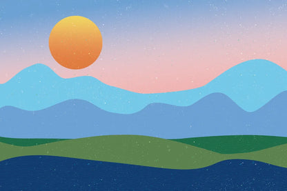 Mountaintop No Words by Wild Apple Portfolio. SKU 70433i. Archival Giclee Fine art print for wall decor.