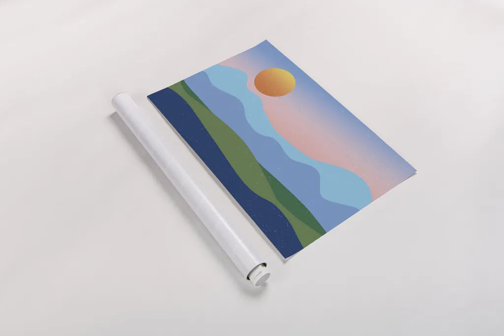 Mountaintop No Words by Wild Apple Portfolio. shown as a rolled paper print. Available as archival giclee rolled canvas, fine art paper, or poster print. SKU 70433i.