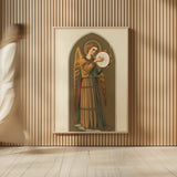 Musical Angel I by Wild Apple Portfolio. shown as over sized large wall art. Available as an archival giclee rolled canvas, fine art paper, or poster print. SKU 92487h.