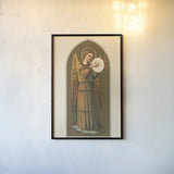 Musical Angel I by Wild Apple Portfolio. shown as a paper print in a black flame. Available as a archival giclee rolled canvas, fine art paper, or poster print. SKU 92487h.