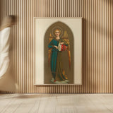 Musical Angel II by Wild Apple Portfolio. shown as over sized large wall art. Available as an archival giclee rolled canvas, fine art paper, or poster print. SKU 92488h.