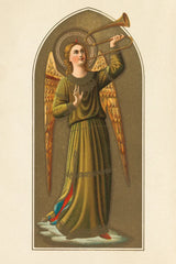 Musical Angel III by Wild Apple Portfolio. SKU 92489h. Archival Giclee Fine art print for wall decor.