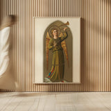 Musical Angel III by Wild Apple Portfolio. shown as over sized large wall art. Available as an archival giclee rolled canvas, fine art paper, or poster print. SKU 92489h.
