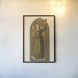 Musical Angel III by Wild Apple Portfolio. shown as a paper print in a black flame. Available as a archival giclee rolled canvas, fine art paper, or poster print. SKU 92489h.