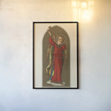 Musical Angel IV by Wild Apple Portfolio. shown as a paper print in a black flame. Available as a archival giclee rolled canvas, fine art paper, or poster print. SKU 92490h.