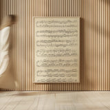 Musical Notes II by Wild Apple Portfolio. shown as over sized large wall art. Available as an archival giclee rolled canvas, fine art paper, or poster print. SKU 37126h.