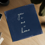 My Home Inspiration I Indigo by Wild Apple Portfolio. Shown as a detailed flat fine art print, highlighting archival giclee quality. Available as an archival giclee rolled canvas, fine art paper, or poster print. SKU 80567a.