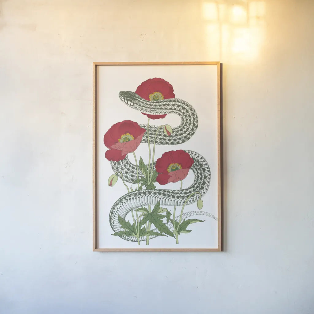 Natural Beauty II Crop by Wild Apple Portfolio. shown as a paper print in a natural frame. Available as a archival giclee rolled canvas, fine art paper, or poster print. SKU 56875h.