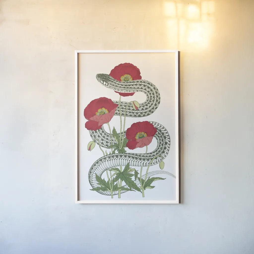 Natural Beauty II Crop by Wild Apple Portfolio. shown as a paper print in a white frame. Available as a archival giclee rolled canvas, fine art paper, or poster print. SKU 56875h.