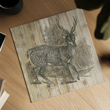 Natural History Lodge III by Wild Apple Portfolio. Shown as a detailed flat fine art print, highlighting archival giclee quality. Available as an archival giclee rolled canvas, fine art paper, or poster print. SKU 18654a.