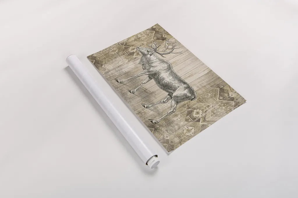 Natural History Lodge IX by Wild Apple Portfolio. shown as a rolled paper print. Available as archival giclee rolled canvas, fine art paper, or poster print. SKU 21835i.