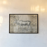 Natural History Lodge IX by Wild Apple Portfolio. shown as a paper print in a black flame. Available as a archival giclee rolled canvas, fine art paper, or poster print. SKU 21835i.