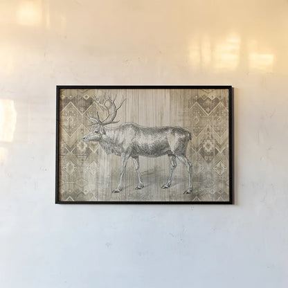 Natural History Lodge IX by Wild Apple Portfolio. shown as a paper print in a black flame. Available as a archival giclee rolled canvas, fine art paper, or poster print. SKU 21835i.