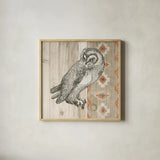 Natural History Lodge Southwest I by Wild Apple Portfolio. Shown in a natural wood glass frame for a timeless modern aesthetic. Available as an archival giclee rolled canvas, fine art paper, or poster print. SKU 18944a.