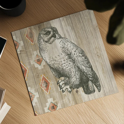 Natural History Lodge Southwest II by Wild Apple Portfolio. Shown as a detailed flat fine art print, highlighting archival giclee quality. Available as an archival giclee rolled canvas, fine art paper, or poster print. SKU 18945a.