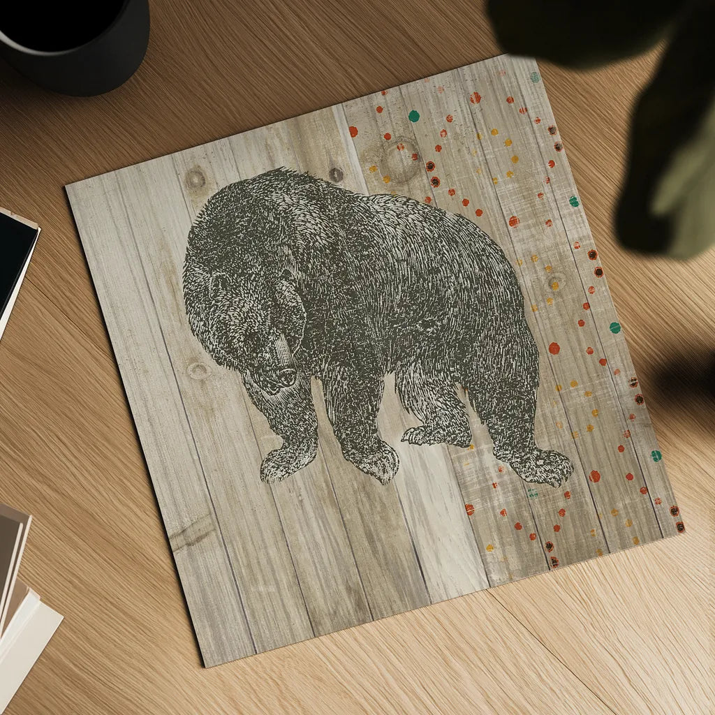 Natural History Lodge Southwest IV by Wild Apple Portfolio. Shown as a detailed flat fine art print, highlighting archival giclee quality. Available as an archival giclee rolled canvas, fine art paper, or poster print. SKU 18947a.