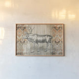 Natural History Lodge Southwest IX by Wild Apple Portfolio. shown as a paper print in a natural frame. Available as a archival giclee rolled canvas, fine art paper, or poster print. SKU 22448i.