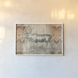 Natural History Lodge Southwest IX by Wild Apple Portfolio. shown as a paper print in a white frame. Available as a archival giclee rolled canvas, fine art paper, or poster print. SKU 22448i.
