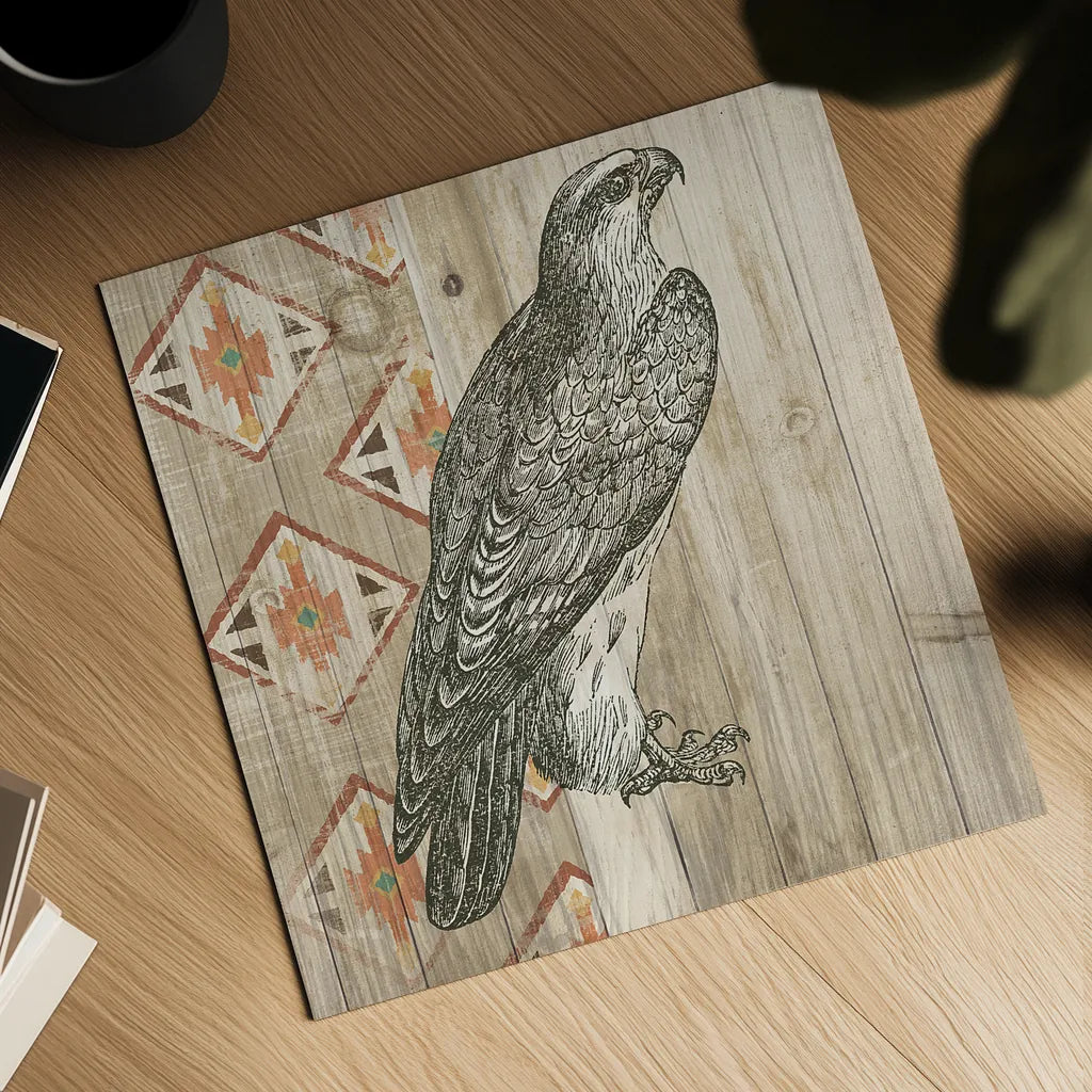 Natural History Lodge Southwest V by Wild Apple Portfolio. Shown as a detailed flat fine art print, highlighting archival giclee quality. Available as an archival giclee rolled canvas, fine art paper, or poster print. SKU 18948a.