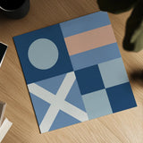 Nautical Flags II by Wild Apple Portfolio. Shown as a detailed flat fine art print, highlighting archival giclee quality. Available as an archival giclee rolled canvas, fine art paper, or poster print. SKU 87319a.