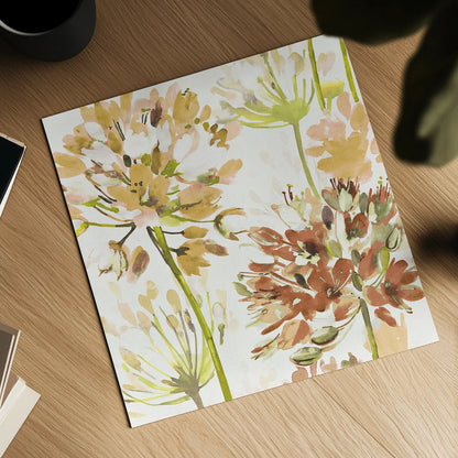 Neutral Medley IV by Wild Apple Portfolio. Shown as a detailed flat fine art print, highlighting archival giclee quality. Available as an archival giclee rolled canvas, fine art paper, or poster print. SKU 30738a.