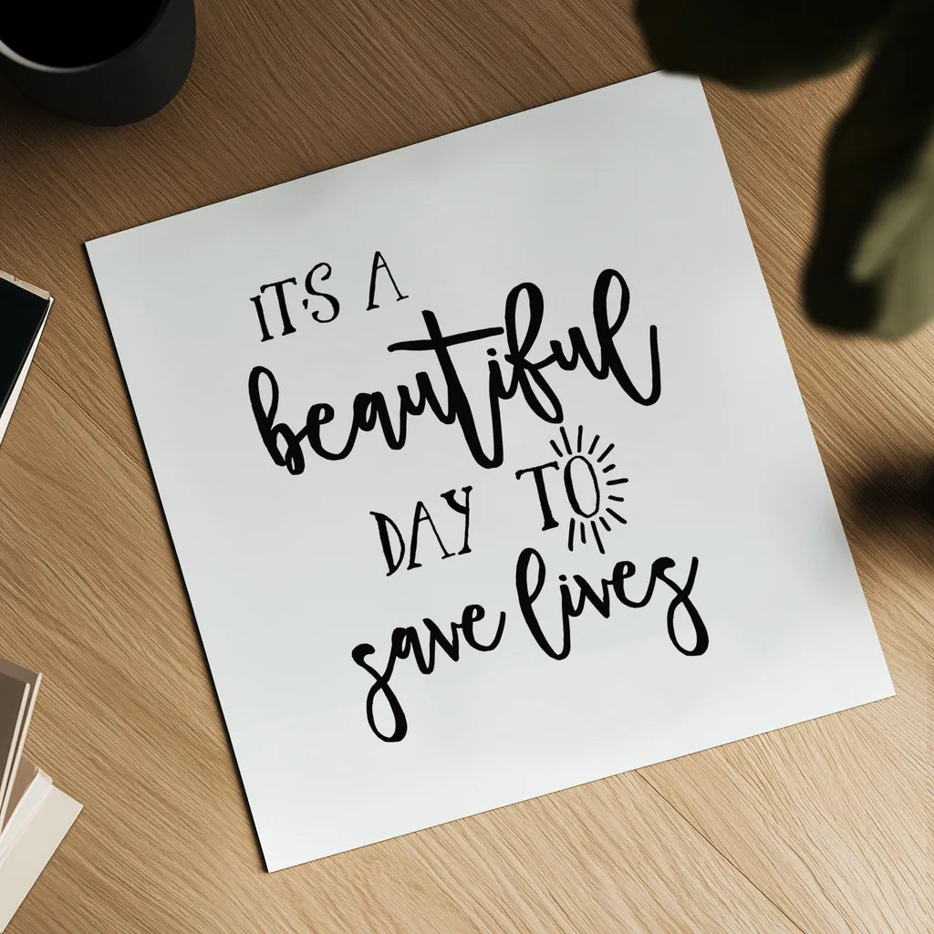 Nurse Inspiration I by Wild Apple Portfolio. Shown as a detailed flat fine art print, highlighting archival giclee quality. Available as an archival giclee rolled canvas, fine art paper, or poster print. SKU 54322a.