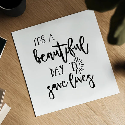 Nurse Inspiration I by Wild Apple Portfolio. Shown as a detailed flat fine art print, highlighting archival giclee quality. Available as an archival giclee rolled canvas, fine art paper, or poster print. SKU 54322a.