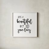 Nurse Inspiration I by Wild Apple Portfolio. Shown in a crisp white glass frame for a clean and minimalist style. Available as an archival giclee rolled canvas, fine art paper, or poster print. SKU 54322a.