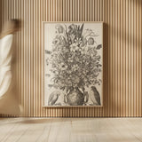 Old World Bouquet by Wild Apple Portfolio. shown as over sized large wall art. Available as an archival giclee rolled canvas, fine art paper, or poster print. SKU 104856h.