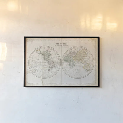 Old World Eastern Western Linen by Wild Apple Portfolio. shown as a paper print in a black flame. Available as a archival giclee rolled canvas, fine art paper, or poster print. SKU 46560i.