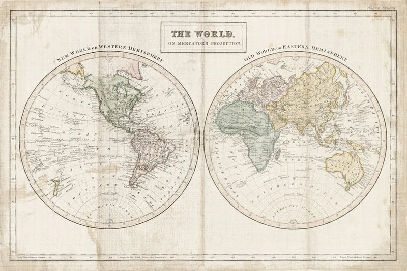 Old World Eastern Western Linen v2 by Wild Apple Portfolio. SKU 63453i. Archival Giclee Fine art print for wall decor.