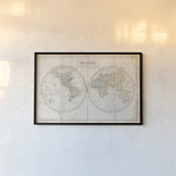 Old World Eastern Western Linen v2 by Wild Apple Portfolio. shown as a paper print in a black flame. Available as a archival giclee rolled canvas, fine art paper, or poster print. SKU 63453i.