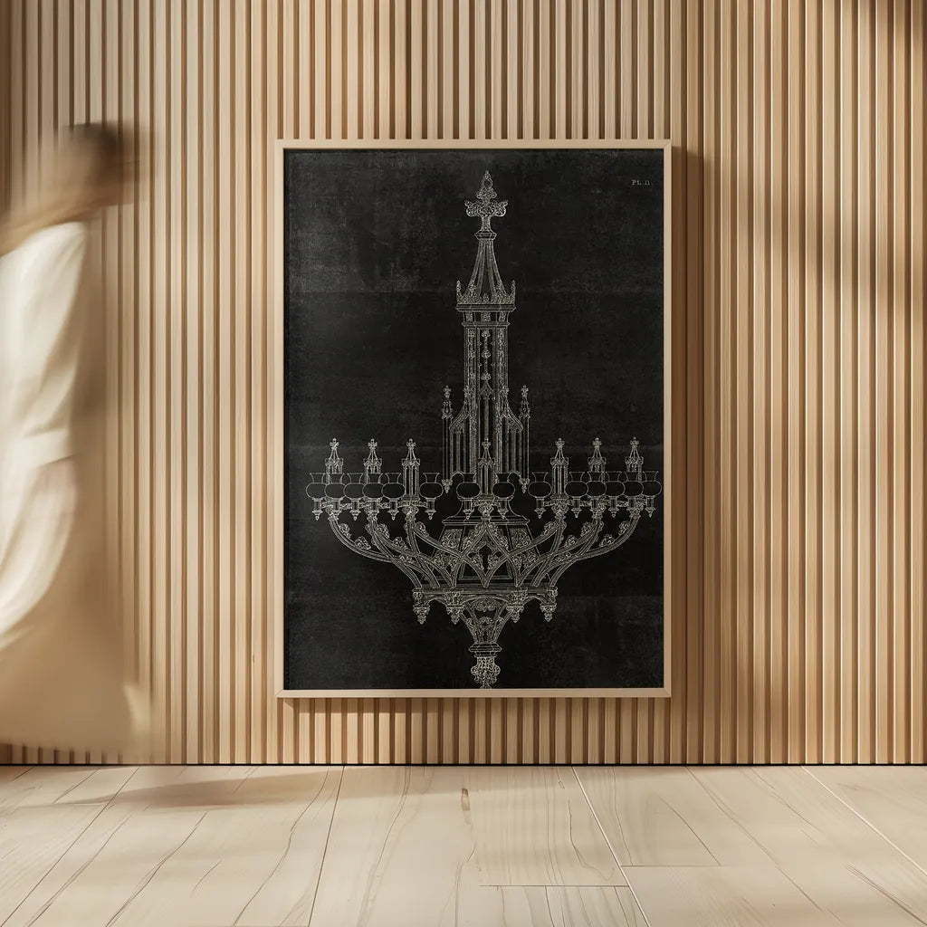 Ornamental Metal Work Chandelier by Wild Apple Portfolio. shown as over sized large wall art. Available as an archival giclee rolled canvas, fine art paper, or poster print. SKU 21373h.