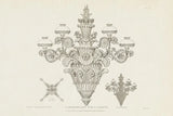 Ornamental Metal Work X Light by Wild Apple Portfolio. SKU 42715i. Archival Giclee Fine art print for wall decor.