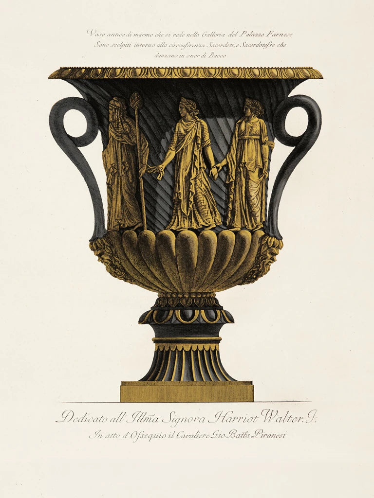 Ornate Antique Urns III by Wild Apple Portfolio