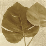 Ornate Monstera Leaf II by Wild Apple Portfolio. SKU 37202a. Archival Giclee Fine art print for wall decor.