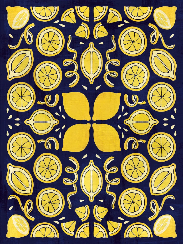 Otomi Lemon Navy by Wild Apple Portfolio
