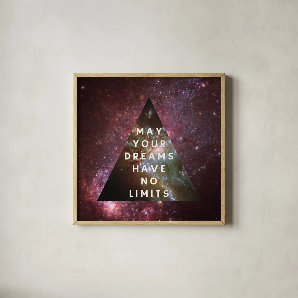 Out of this World II by Wild Apple Portfolio. Shown in a natural wood glass frame for a timeless modern aesthetic. Available as an archival giclee rolled canvas, fine art paper, or poster print. SKU 49837a.