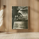Palm Beach II by Wild Apple Portfolio. shown as over sized large wall art. Available as an archival giclee rolled canvas, fine art paper, or poster print. SKU 74494h.