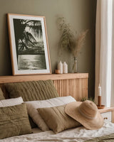 Palm Beach II by Wild Apple Portfolio. shown as a paper print in a natural frame. Available as a archival giclee rolled canvas, fine art paper, or poster print. SKU 74494h.