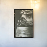 Palm Beach II by Wild Apple Portfolio. shown as a paper print in a black flame. Available as a archival giclee rolled canvas, fine art paper, or poster print. SKU 74494h.
