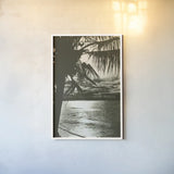 Palm Beach II by Wild Apple Portfolio. shown as a paper print in a white frame. Available as a archival giclee rolled canvas, fine art paper, or poster print. SKU 74494h.