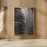 Palm Detail I BW by Wild Apple Portfolio. shown as over sized large wall art. Available as an archival giclee rolled canvas, fine art paper, or poster print. SKU 56304h.